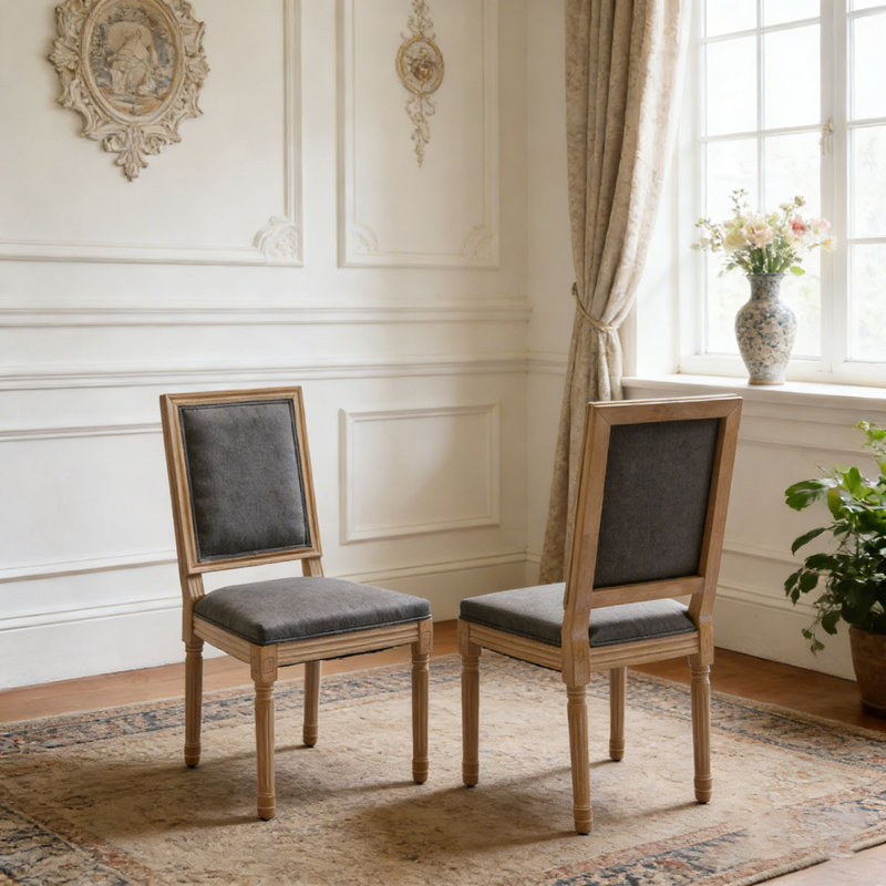 Ensemble de chaises de salle à manger, Gris