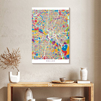 Aliaz Dallas Texas City Map IV