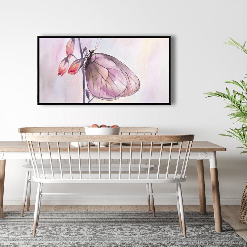 " Delicate Butterfly ", 24" H x 48" W