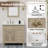Ronnie 36" Single Vanity With White Carrara Quartz Top, Pre Assembled