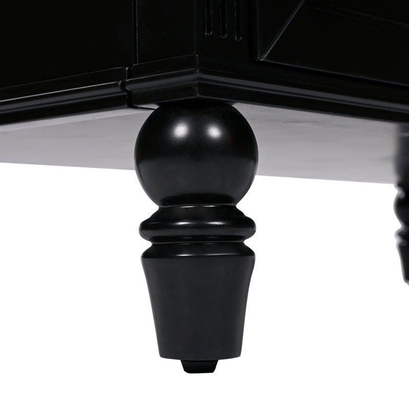 Meuble-lavabo avec tiroirs 36 po, 36 po avec lavabo, Noir et or