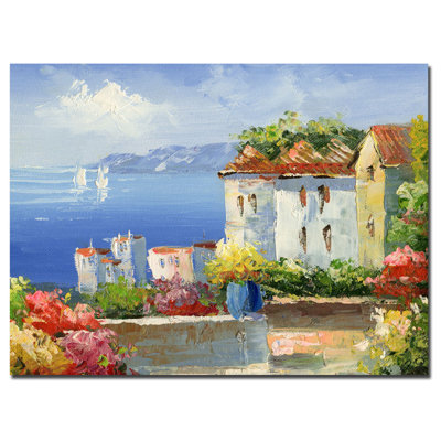 «Méditerranée Villa» par Rio, reproduction sur toile
