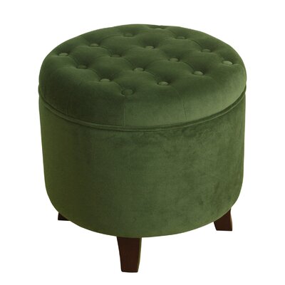 Klingensmith 19"" Wide Tufted Round Storage Ottoman -  Alcott HillÂ®, E4FE5E5C46104BD5B31252FC3D36D6C1