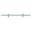 Tablette murale flottante avec supports à pince en verre trempé-873435393-873435507