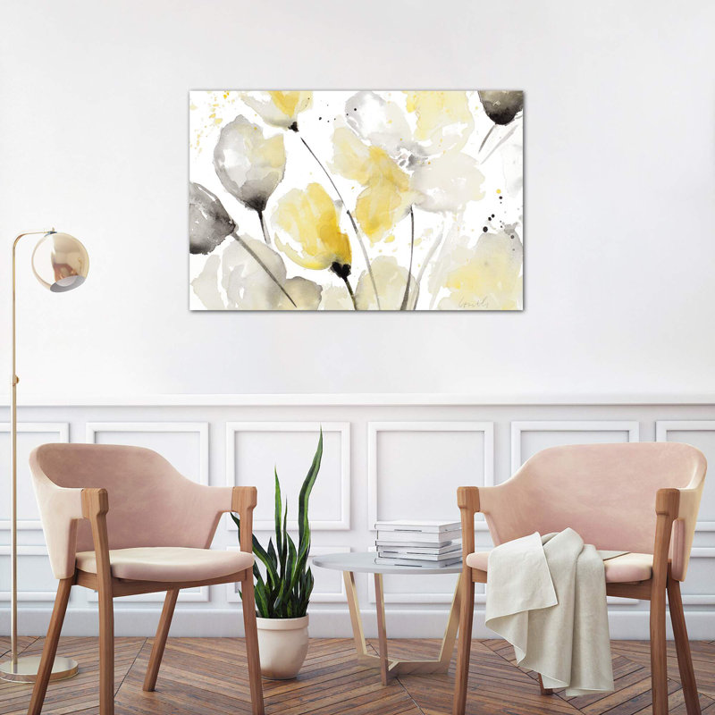 Neutral Abstract Floral II by Lanie Loreth - Wrapped Canvas Painting, 66.04 cm H x 45.72 cm W x 1.91 cm D