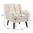 Stephanny 27.5" Wide Tufted Armchair with Solid Wood Legs-1807058373