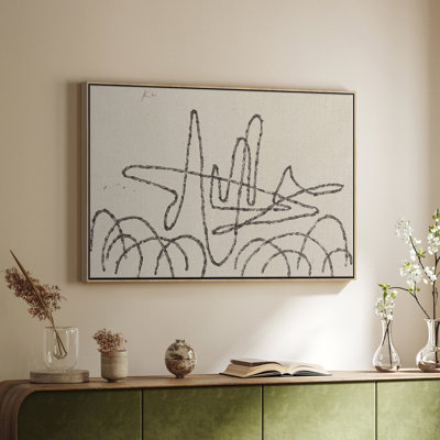 "Croquis rétro-XXII" sur toile