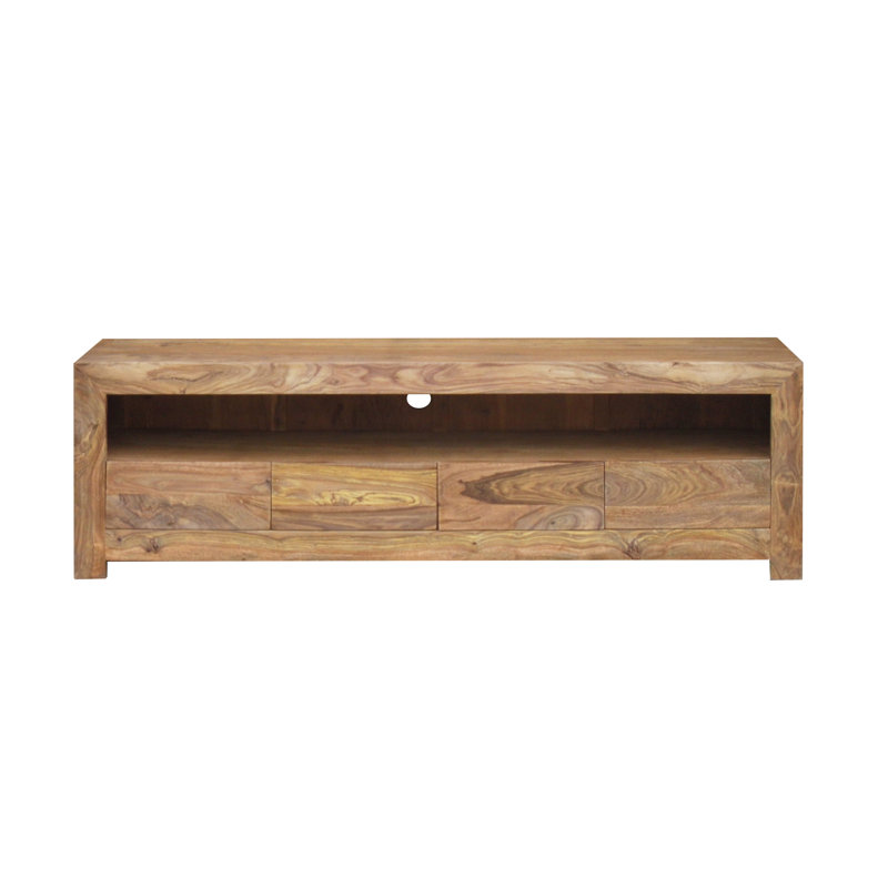 Donoghue Unfinished TV Stand for TVs up to 70", Natural
