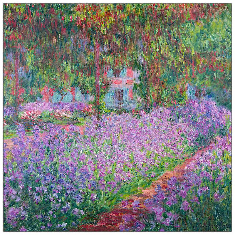 Claude Monet - Wrapped Canvas Painting, 100cm H x 100cm W x 1.8cm D