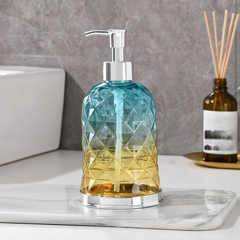 Bouteille d'eau 450 ml Distributeur de mains Bouteille Good Look Hands, Multi-couleur