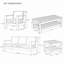 Ensemble de conversation de terrasse pour 5 personnes Nikita Sunbrella®-1517248185