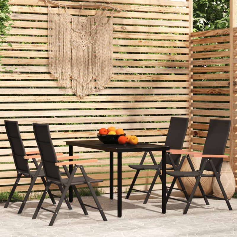 Rectangular 4 - Person Dining Set, 25.2" x 55.1" x 29.1"