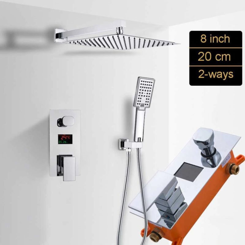 Mélangeur de lavabo durable en nickel brossé avec levier ergonomique et valve à disque en céramique pour plus de précision