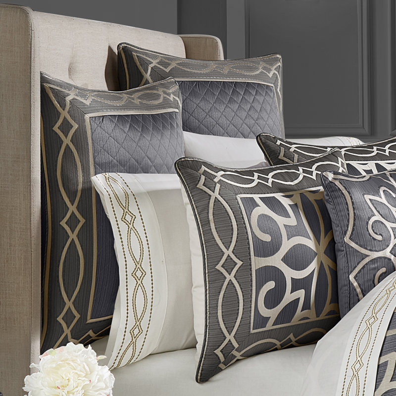 Deco - Charcoal Euro Sham