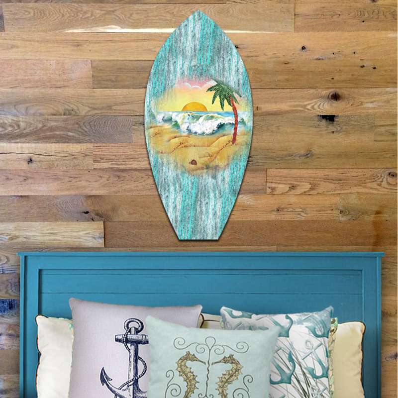 Décoration de pêche en bloc de surf