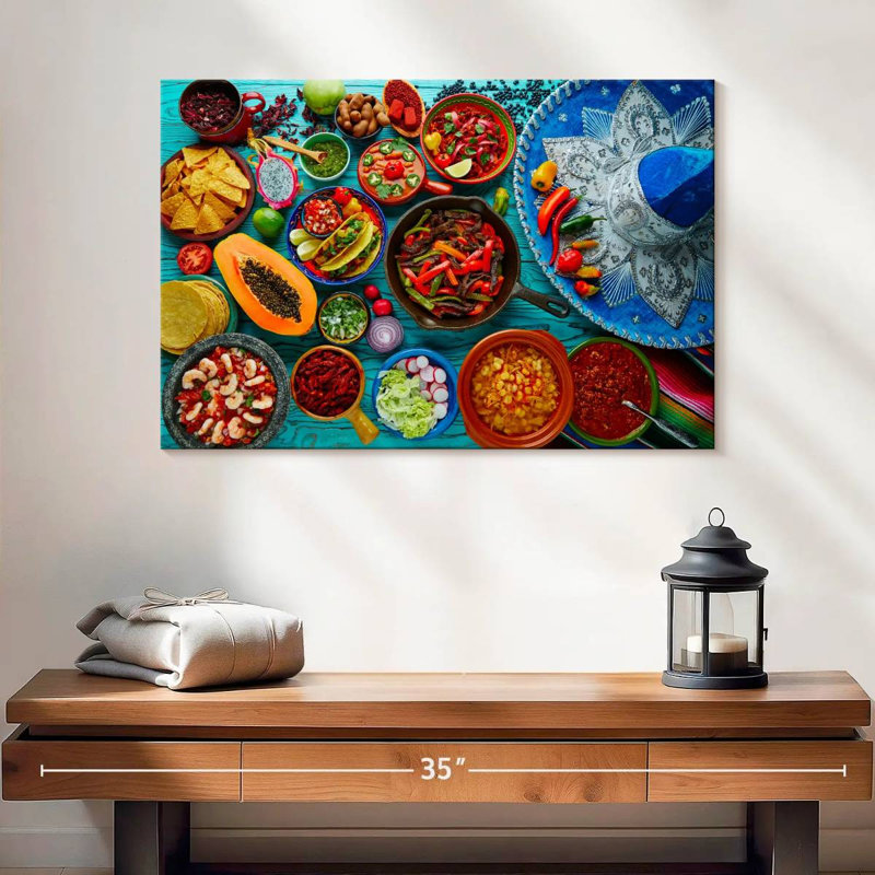 Cuisine mexicaine Yarlin, H 16 po x l 24 po