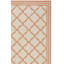 Tapis d'intérieur / extérieur à motif géométrique 100 pièces Ferrill Linden-27433753