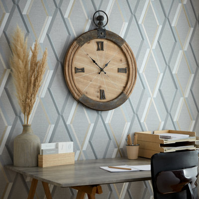 Deionta Wood Wall Clock