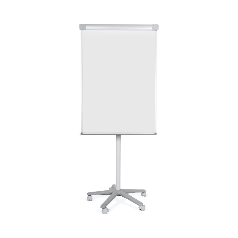 Marker Tray Flip Chart Easel, Grey