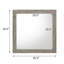 Miroir, finition gris clair