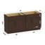 Base de meuble-lavabo double 60 po seulement-106891078