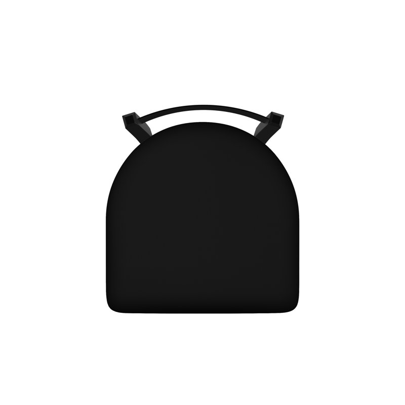 Tabouret de bar 821 Catalina, Vinyle noir, Noir froissé, Tabouret de comptoir (assise de 25 po de hauteur)