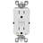 Leviton SmartlockPro 15 Amp 125 Volt Duplex Watthite GFCI Outlet 5-15R 1 Pack