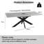 Bolanger Extendable Metal Base Dining Table
