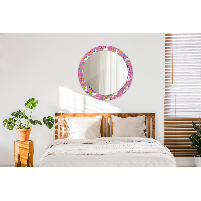 Huldar Glass Flat Wall Mirror, 80cm x 80cm