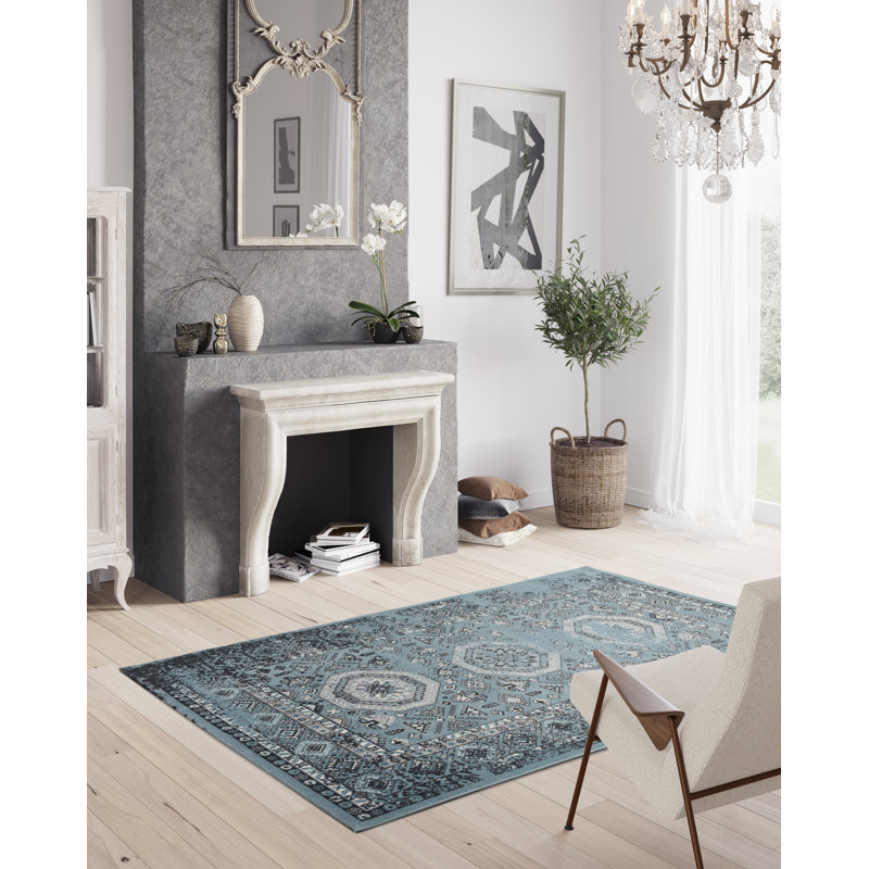 Veta Oriental Area Rug, Rectangle 80 x 150cm