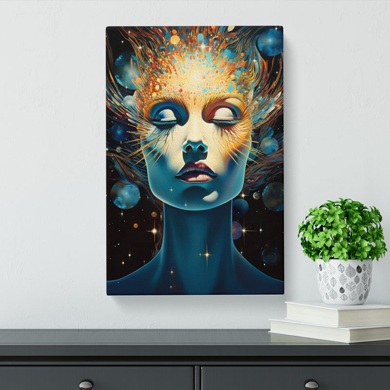 Galaxy Deco - Wrapped Canvas, 76cm H x 50cm W x 3cm D