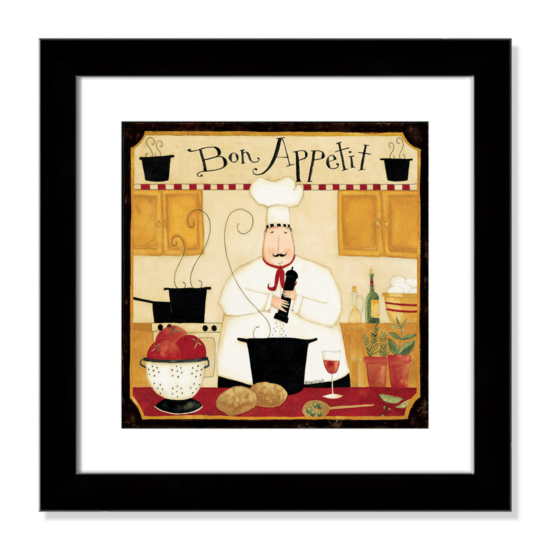 Onna Bon Appetit, impression encadrée