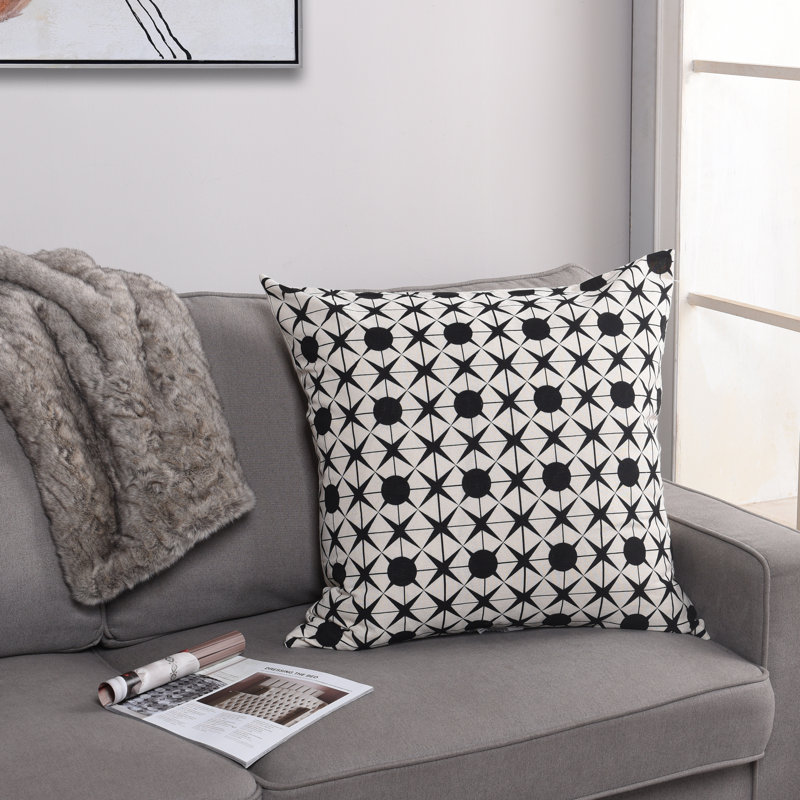 Housse et insert de coussin en coton Dann Foley
