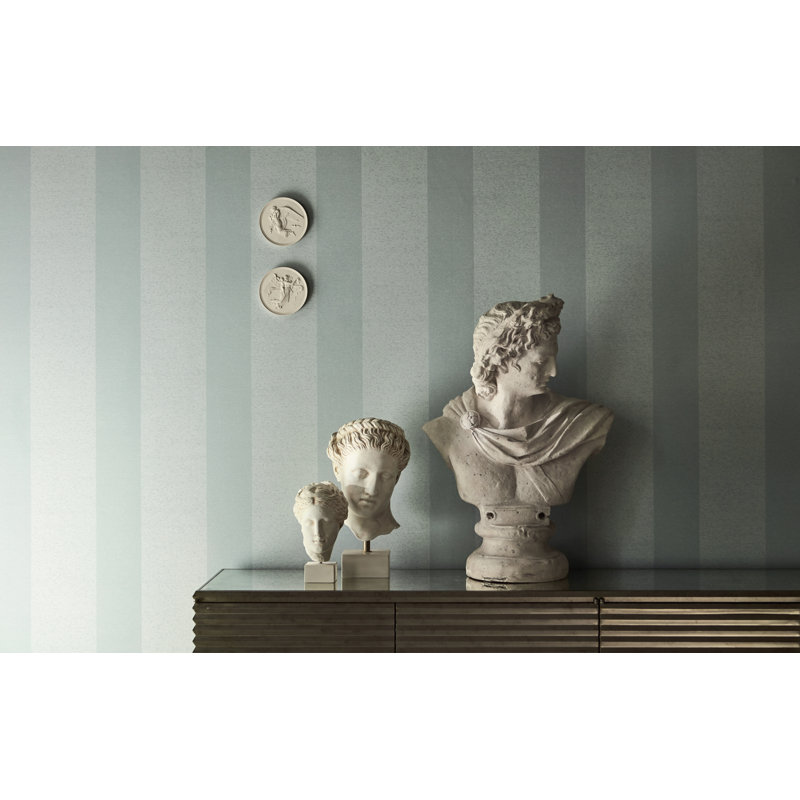 Ormonde Stripe Wallpaper, Elephant Gray