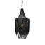 Small Leather Fringe Chandelier w/ Crown-96124021