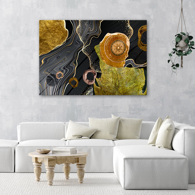 Abstract Marble - Wrapped Canvas Print