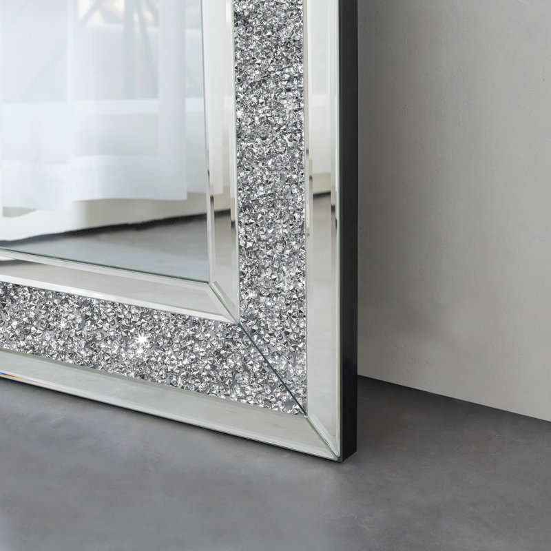 Grand miroir de plancher mural Casmer 