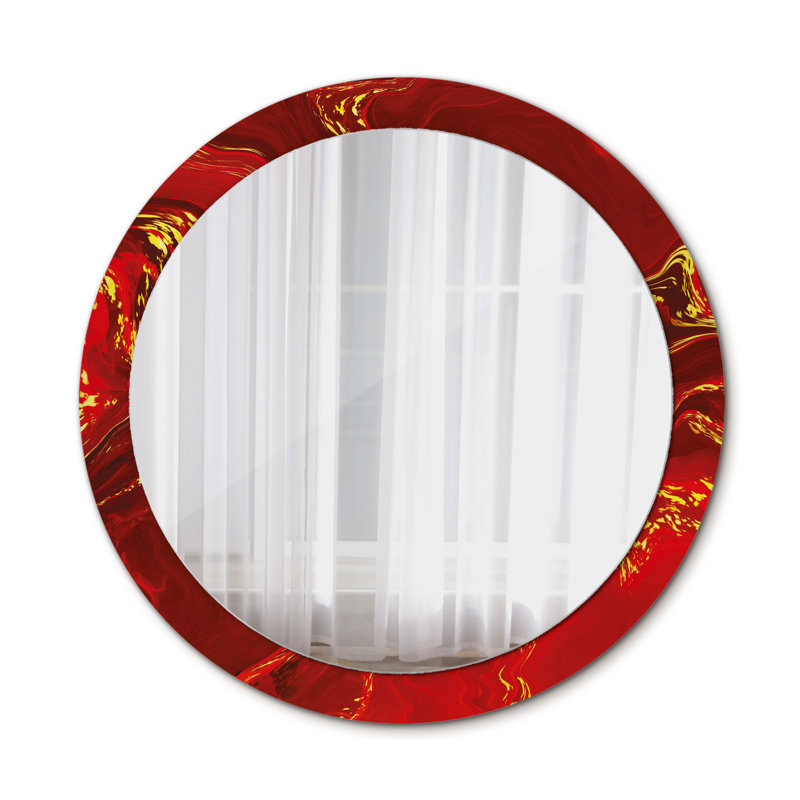 Huldar Glass Flat Wall Mirror