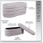 Banc en velours avec rangement, conception simple, confortable et durable, banc multifonctionnel