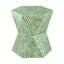 Tabouret de jardin vert Tapered, table d'appoint