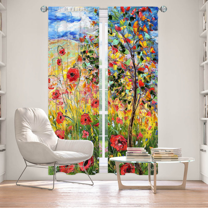 Room Darkening Curtain Pair, 20" W x 52" L