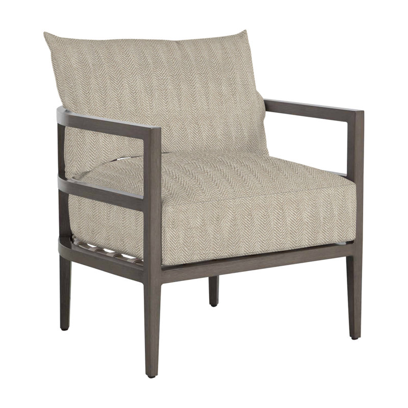 Santa Barbara Patio Chair, No Welt, Indigo Velvet, Standard Plus