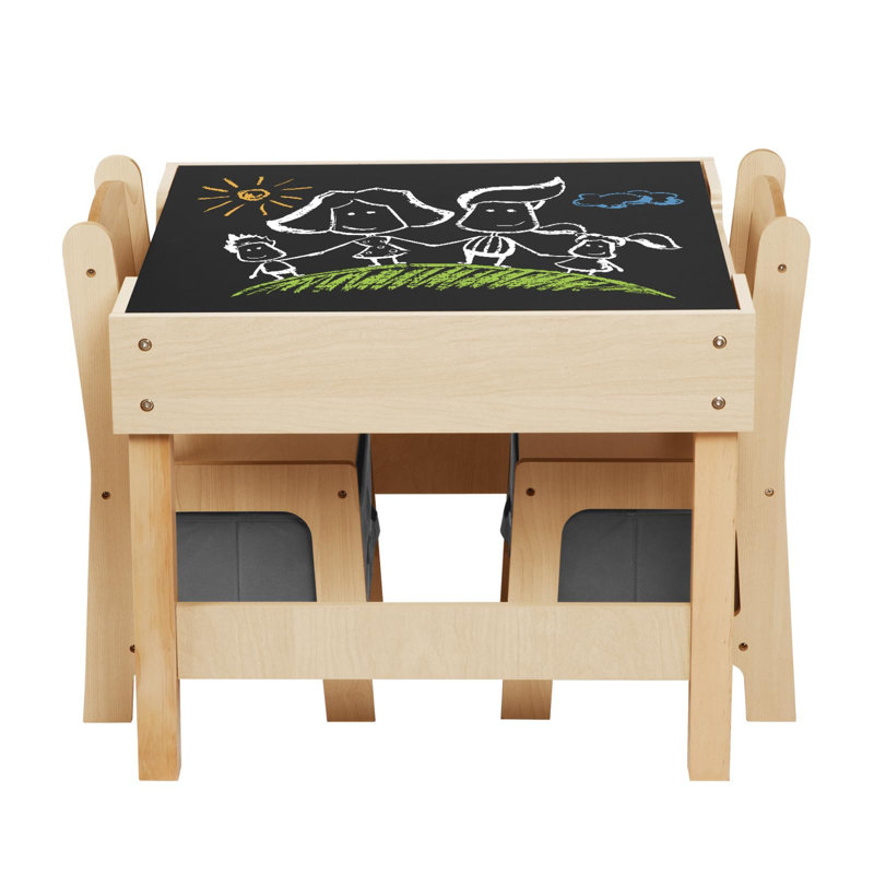 Shauna Kids 3 Piece Play Or Activity Table and Chair Set