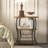 23.4'' Tall Round End Table with Shelves