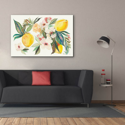 Art mural sur toile Epic Graffiti «Citrus Summer 1 V2» par Kristy riz