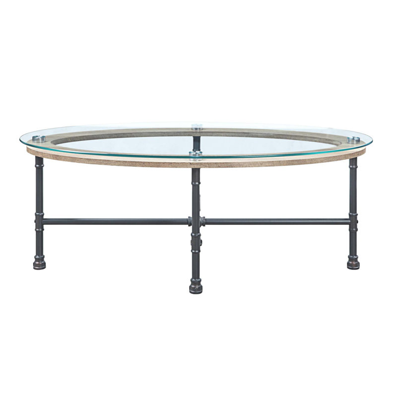 Javeon Glass Top Coffee Table