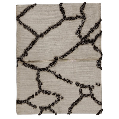 Tapis rectangulaire noué à la main