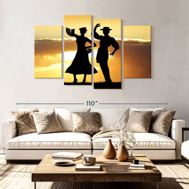 Enn Flamenco Dancers, 54" H x 84" W