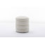 Repose-pieds rond en velours doux-1624849358