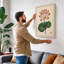 Lotus in Bloom Botanical - Wrapped Canvas-809397136-809397142